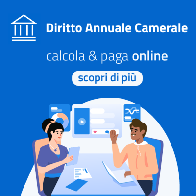 "VAI ALL'APPLICATIVO PER IL CALCOLO E IL PAGAMENTO DEL DIRITTO ANNUALE 2026 "