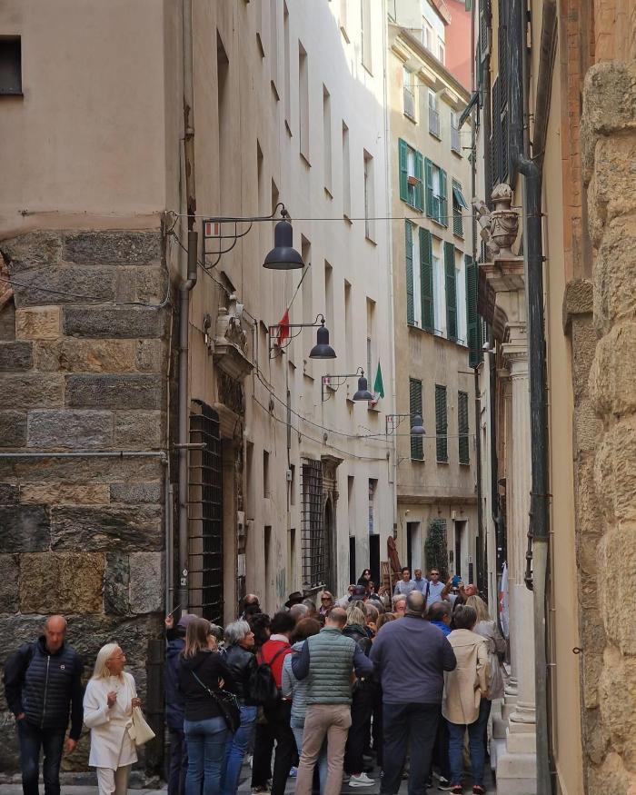 "foto delle visite a Palazzo Lamba Doria - Savona - Giornate Fai d'Autunno 2024"