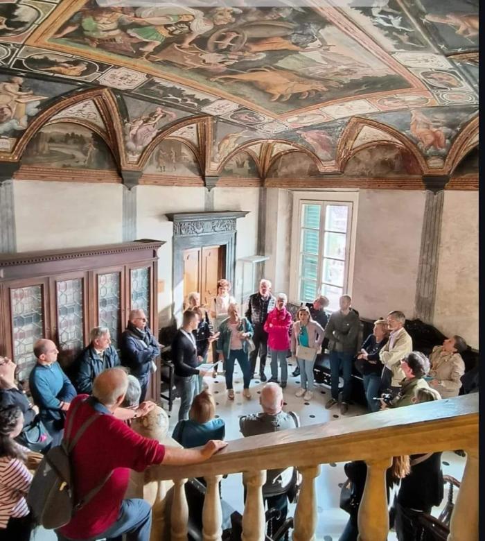 "foto delle visite a Palazzo Lamba Doria - Savona - Giornate Fai d'Autunno 2024"