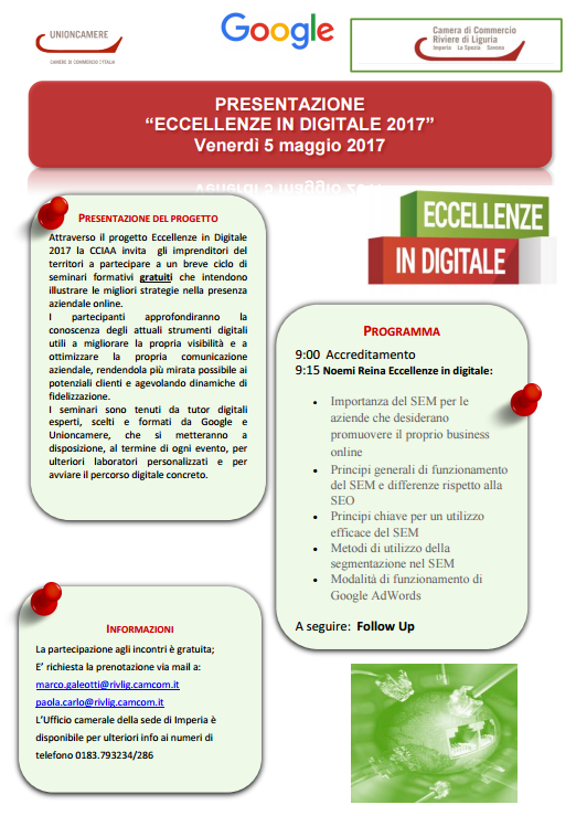 programma eccedigit 5 maggio savona