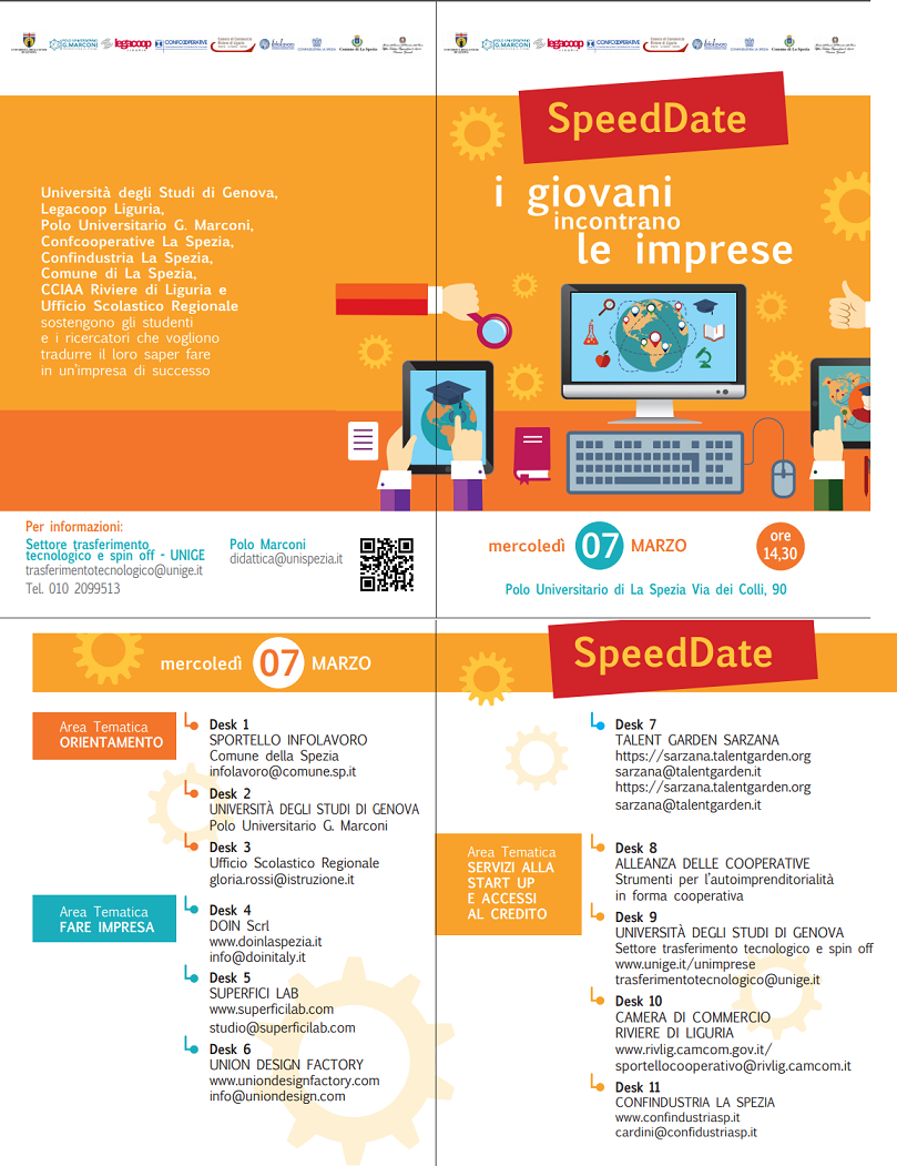 programma speeddate spezia 7 marzo 2018