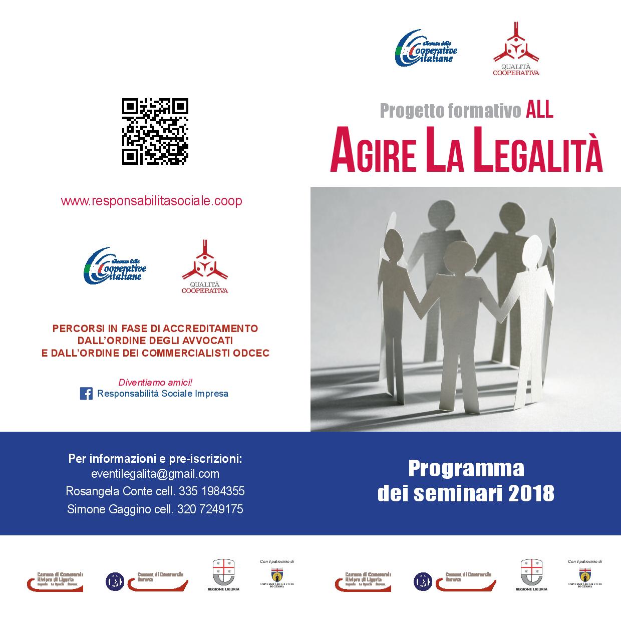 agire la legalità 2018
