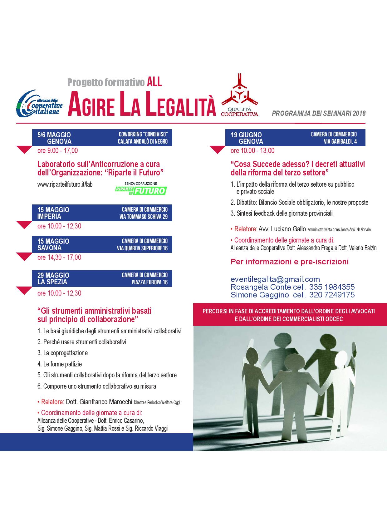 programma agire la legalità