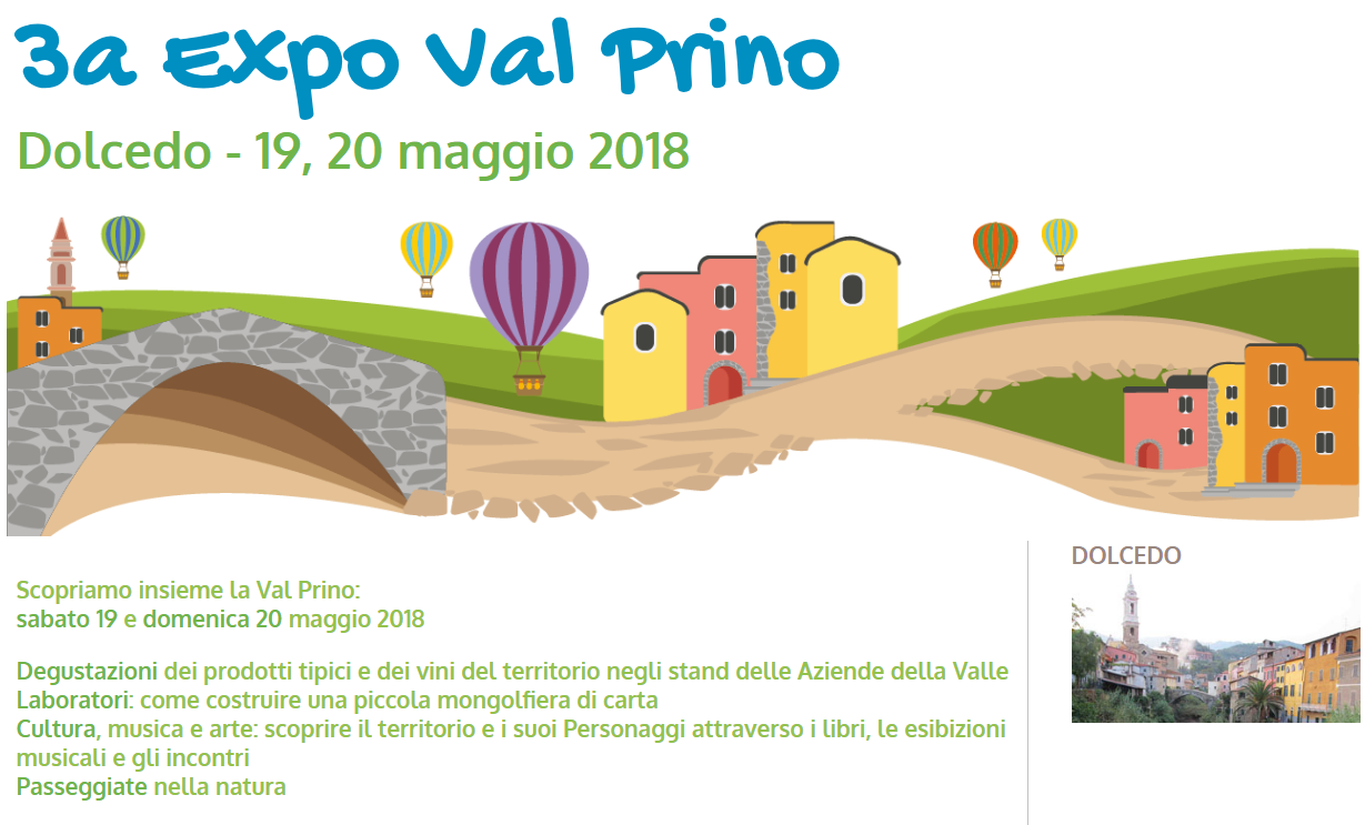 expo dolcedo imperia promorivierediliguria maggio 2018