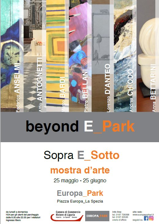 locandina mostra artisti spezia europapark