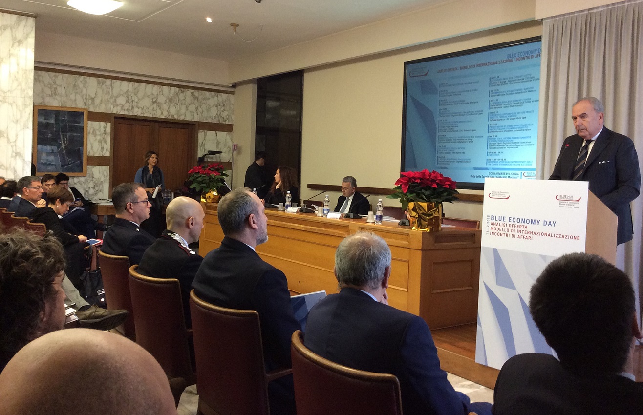 foto prima fila convegno blue economy day la spezia 11 dicembre 2018