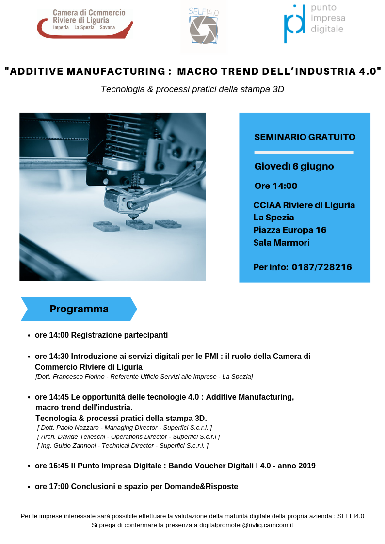 seminari pid gratuiti 6 giugno 2019 spezia