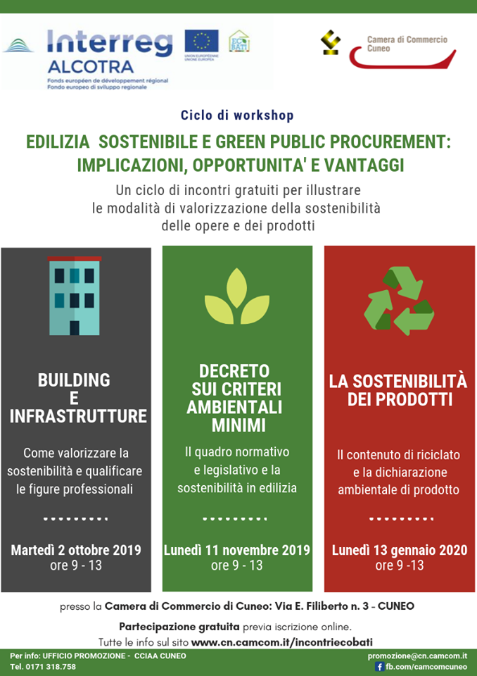 work shop alcotra ecobati cciaa cuneo
