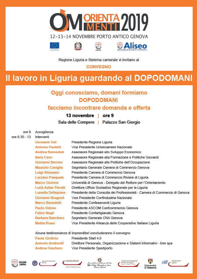 SALONE ORIENTAMENTI CONVEGNO UNIONCAMERE