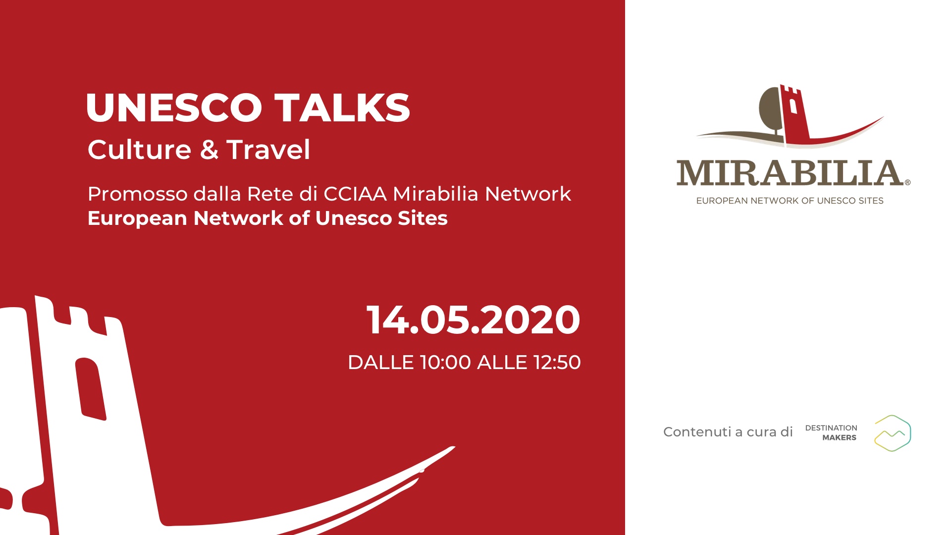 MIRABILIANETWORK UNESCOTALKS 14 MAGGIO 2020