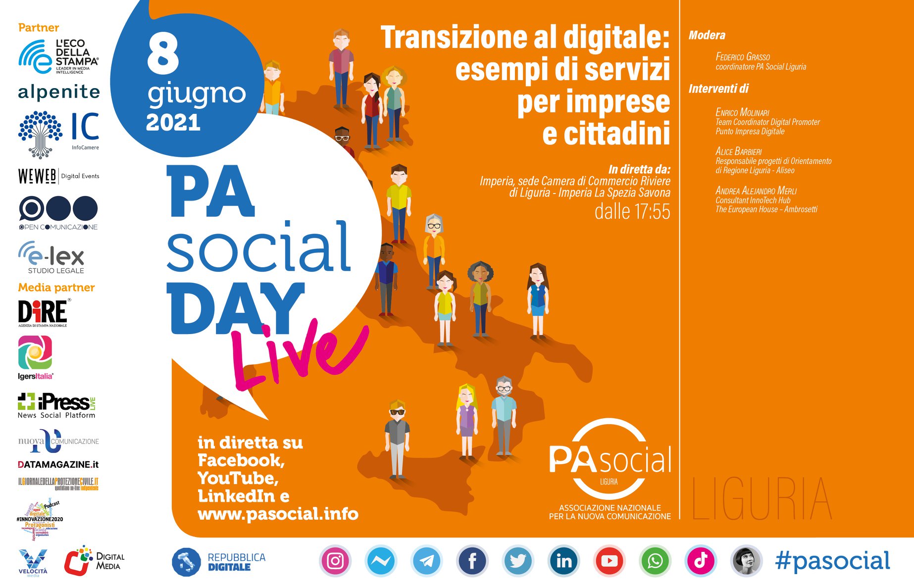 pa social day 2021 liguria