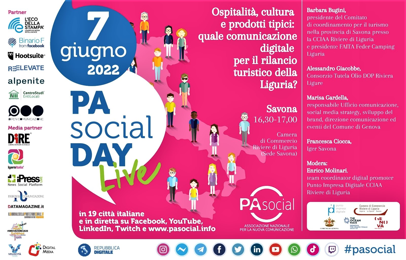 programma pa social day savona 