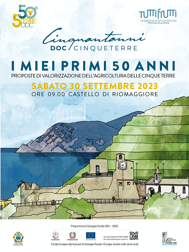 30 settembre 2023 tuttifrutti riomaggiore 50 anni doc