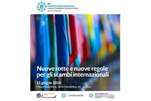 Dal 13 al 15 giugno 35° Convention mondiale delle Camere di commercio italiane all'estero