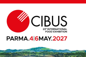 logo e data dell'evento CIBUS PARMA 207 Fiera 4-6 MAGGIO 2027