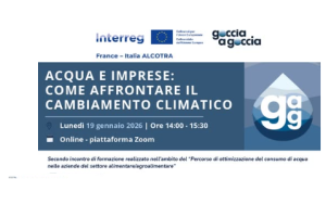 Eventi GAG Goccia a goccia - opportunità per le imprese per la migliore gestione delle risorse idriche