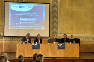 Mazzola Vice Presidente vicario Camera commercio all'evento "Cooperazione Italia-Francia, presentato alla Spezia il secondo avviso da 85 milioni della programmazione Interreg Marittimo 2021-2027" Mazzola Vice Presidente vicario Camera commercio all'evento "Cooperazione Italia-Francia, presentato alla Spezia il secondo avviso da 85 milioni della programmazione Interreg Marittimo 2021-2027"