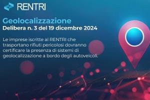 RENTRI: Geolocalizzazione - Delibera n. 3 del 19 dicembre 2024 rentri avvisi albo nazionale ambiente