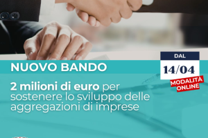Dal 14 al 21 aprile 2026 apre la nuova misura della Regione Liguria dedicata allo sviluppo delle aggregazioni di imprese in forma stabile.