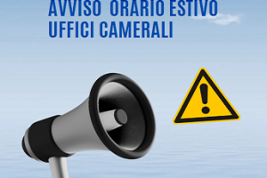 Orario estivo uffici camerali 2025