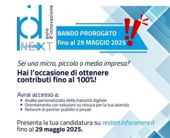 PID NEXT - Polo di innovazione - Concessione di contributi alle micro, piccole e medie imprese per servizi di first assessment digitale e orientamento