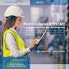 Donna con casco protezione lavoro , formazione Rentri