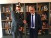 foto Marco Casarino e Comandante provinciale della Guardia di Finanza, Col. t.ISSMI Massimiliano Re visita ufficiale