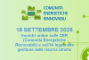 16 settembre 2025 - due incontri online sulle CER (Comunità Energetiche Rinnovabili) e sull’IA legata alla gestione delle risorse idriche