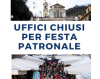 AVVISO ALL'UTENZA - uffici chiusi per festa patronale a Savona 18 marzo e alla Spezia 19 marzo 2026